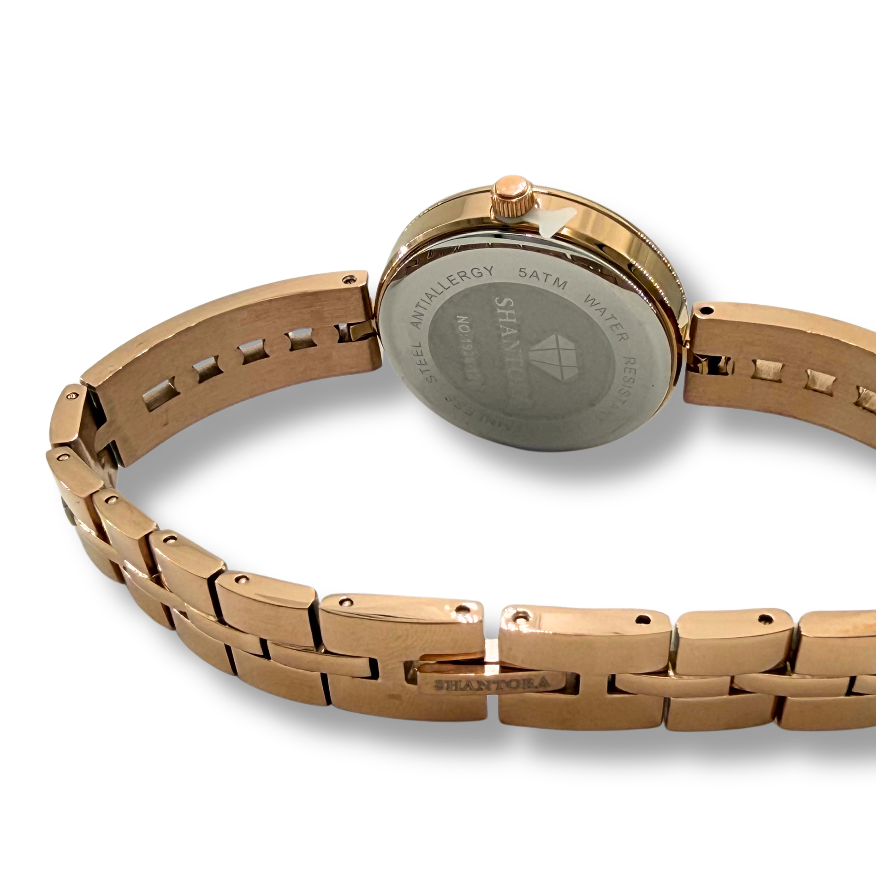 Shantora Obsidian Halo | Black Stone & Rose Gold Band