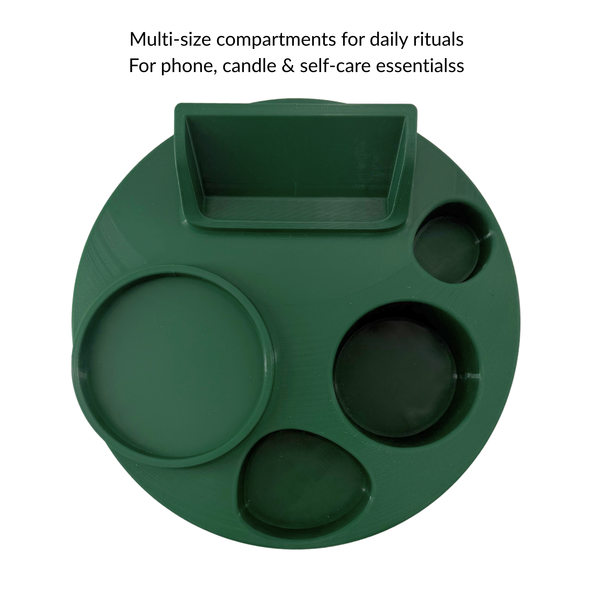 Ritual Bowl Organizer with Phone Holder (8")