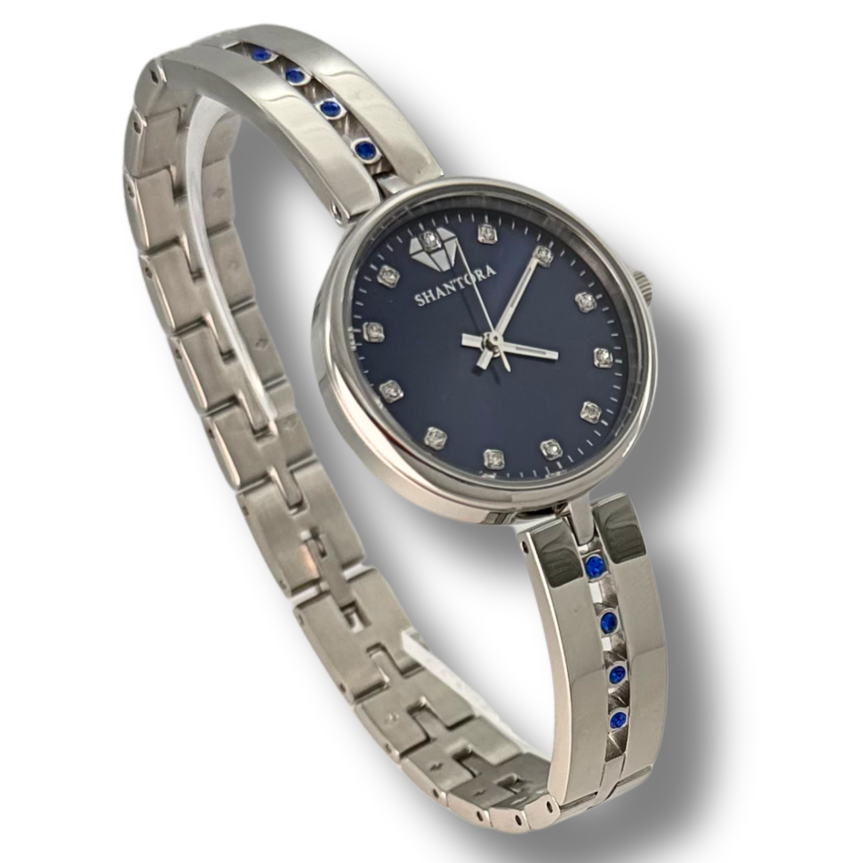 Shantora Sapphire Mist | Blue Stone & Silver Band