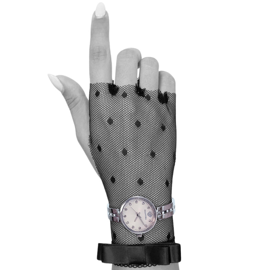 Shantora Moonlit Frost | Clear Stone & Silver Band