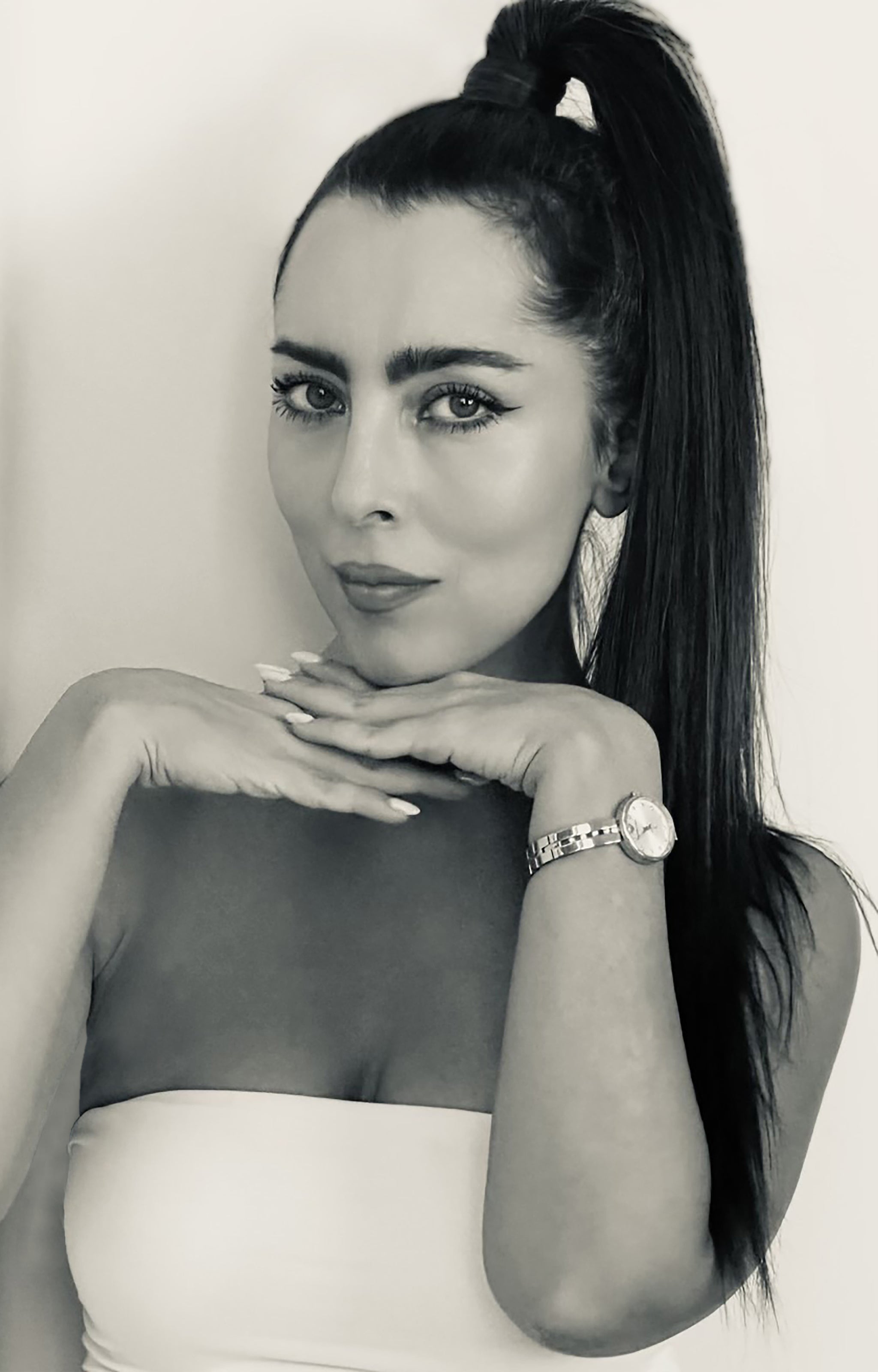 Shantora Ivory Halo | Clear Stone & Dual-Tone Silver–Gold Band