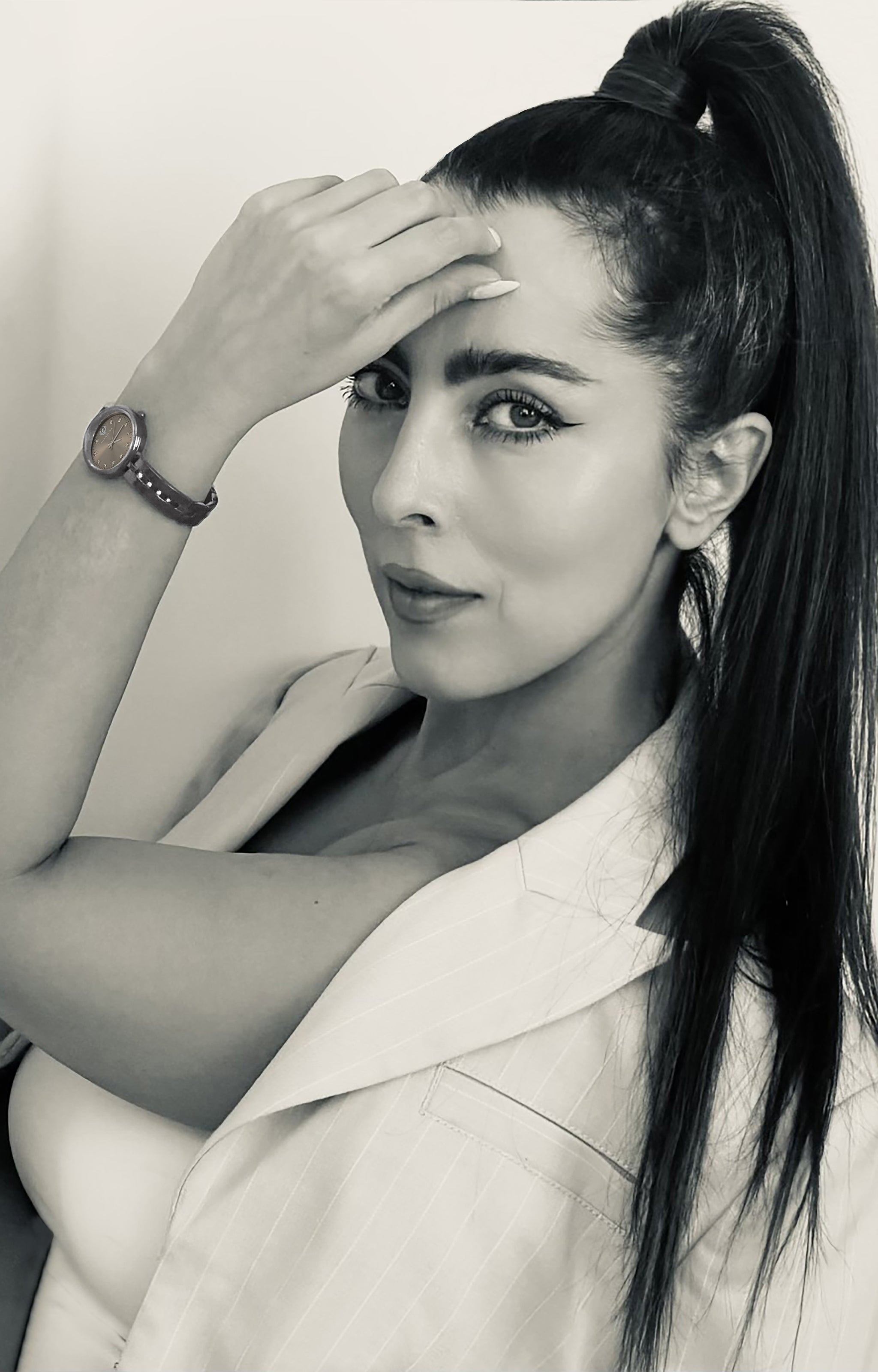 Shantora Ash Veil | Clear Stone & Gunmetal Band