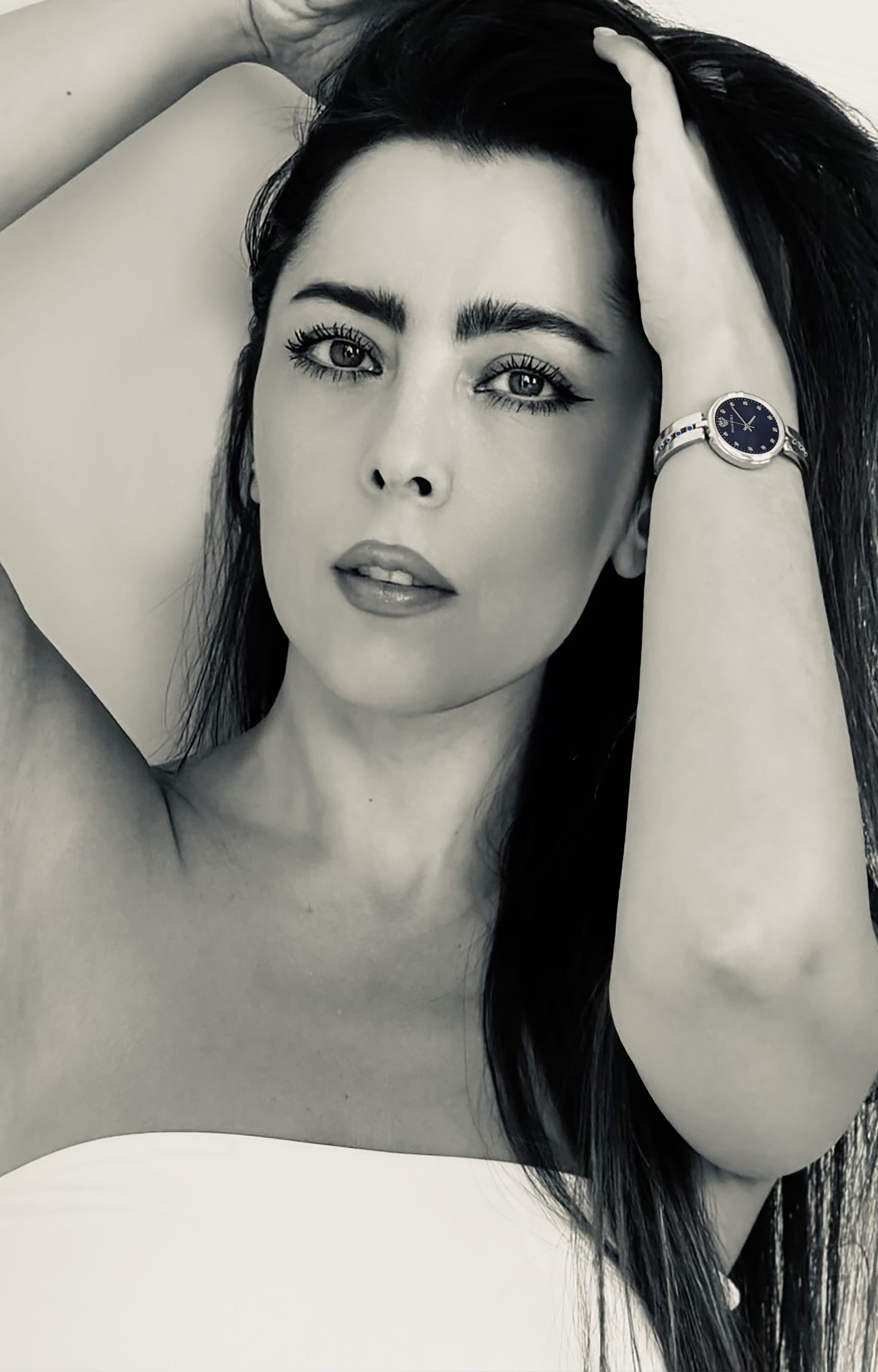 Shantora Sapphire Mist | Blue Stone & Silver Band